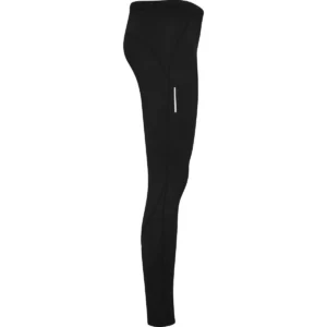 Malla larga running hombre Roly Bristol 0406, negro, vista lateral opuesta