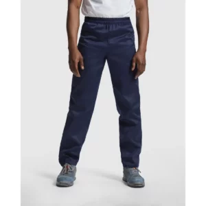 Pantalón unisex Roly WRK Rochat 9088, marino, vista frontal con modelo