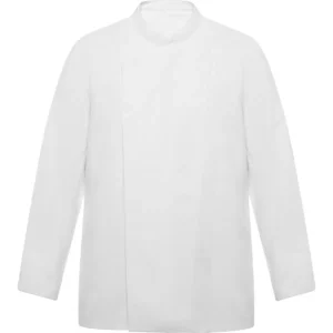 Chaqueta de cocina unisex Roly WRK Dabiz 4500, blanco, vista frontal