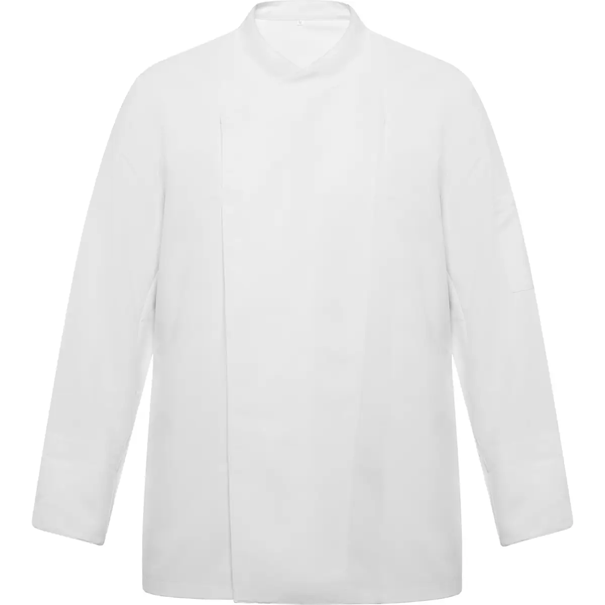 Chaqueta de cocina unisex Roly WRK Dabiz 4500 5 Chaqueta de cocina unisex Roly WRK Dabiz 4500, blanco, vista frontal