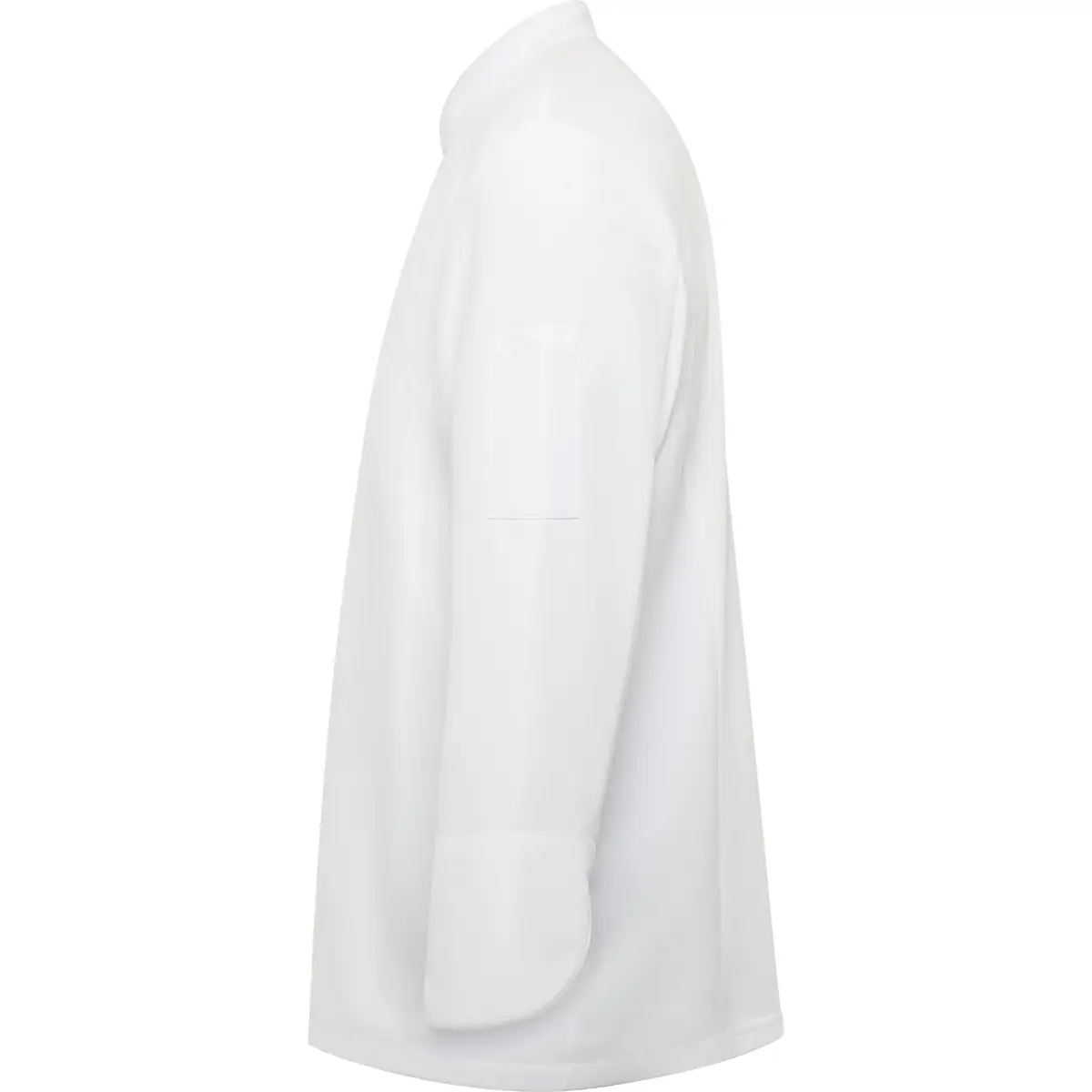 Chaqueta de cocina unisex Roly WRK Dabiz 4500 7 Chaqueta de cocina unisex Roly WRK Dabiz 4500, blanco, vista lateral