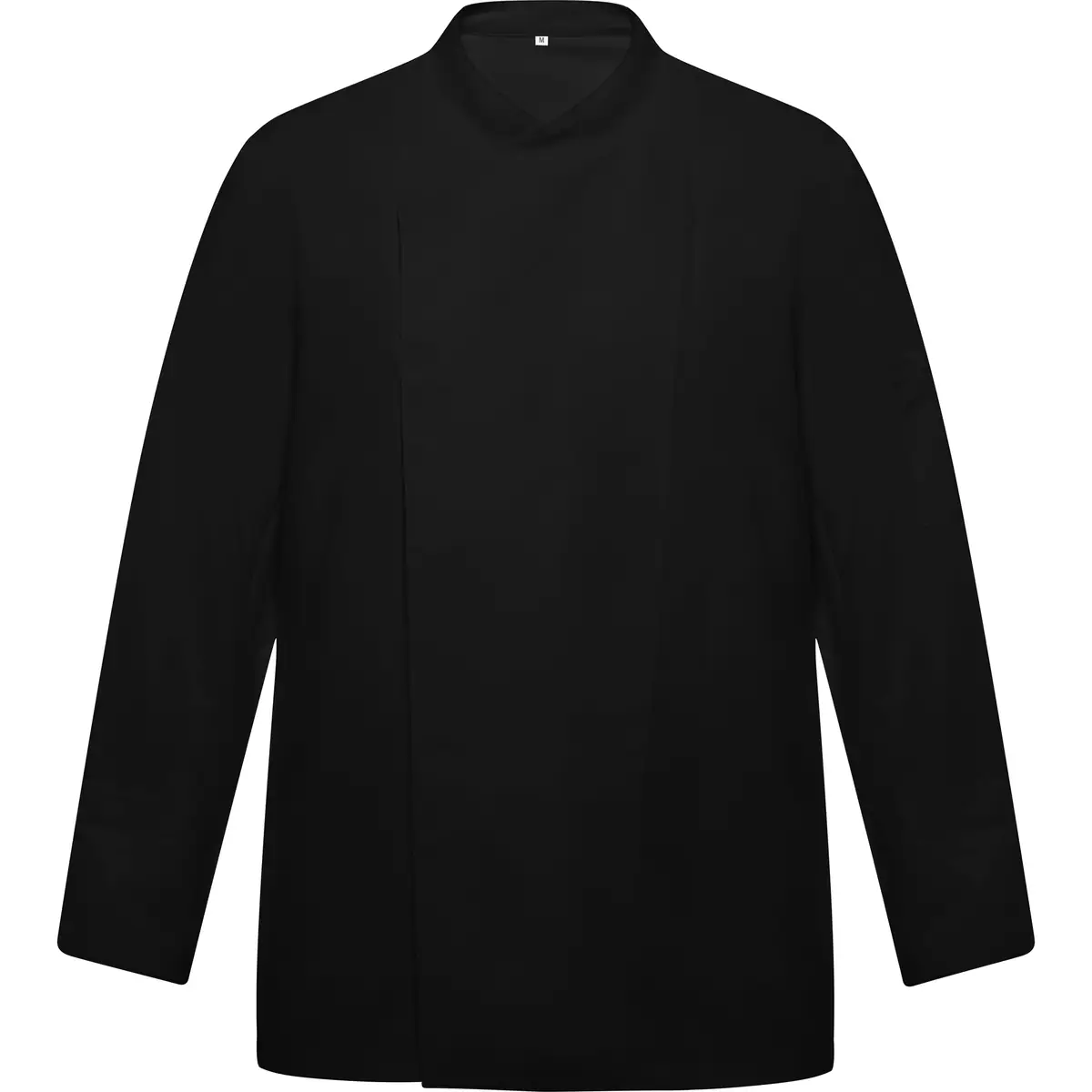 Chaqueta de cocina unisex Roly WRK Dabiz 4500 9 Chaqueta de cocina unisex Roly WRK Dabiz 4500, negro, vista frontal