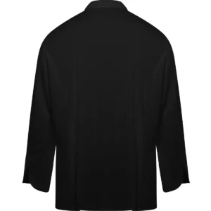 Chaqueta de cocina unisex Roly WRK Dabiz 4500, negro, vista posterior