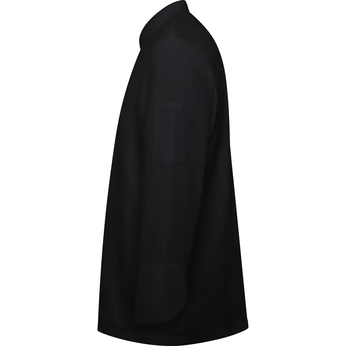 Chaqueta de cocina unisex Roly WRK Dabiz 4500 11 Chaqueta de cocina unisex Roly WRK Dabiz 4500, negro, vista lateral