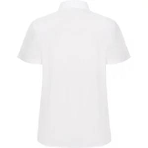 Camisa manga corta mujer Roly WRK Sofia 5061, blanco, vista posterior
