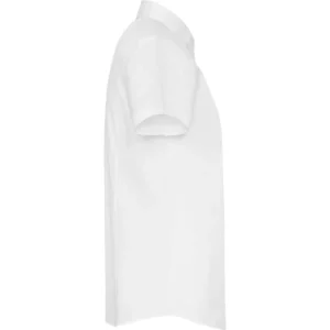 Camisa manga corta mujer Roly WRK Sofia 5061, blanco, vista lateral opuesta