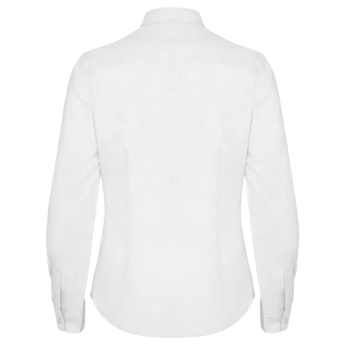 Camisa manga larga mujer Roly WRK Oxford Woman 5068 6 Camisa manga larga mujer Roly WRK Oxford Woman 5068, blanco, vista posterior