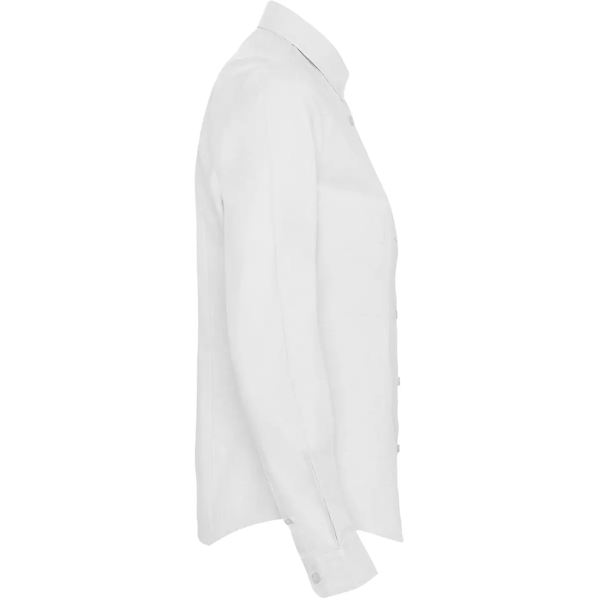 Camisa manga larga mujer Roly WRK Oxford Woman 5068 8 Camisa manga larga mujer Roly WRK Oxford Woman 5068, blanco, vista lateral opuesta