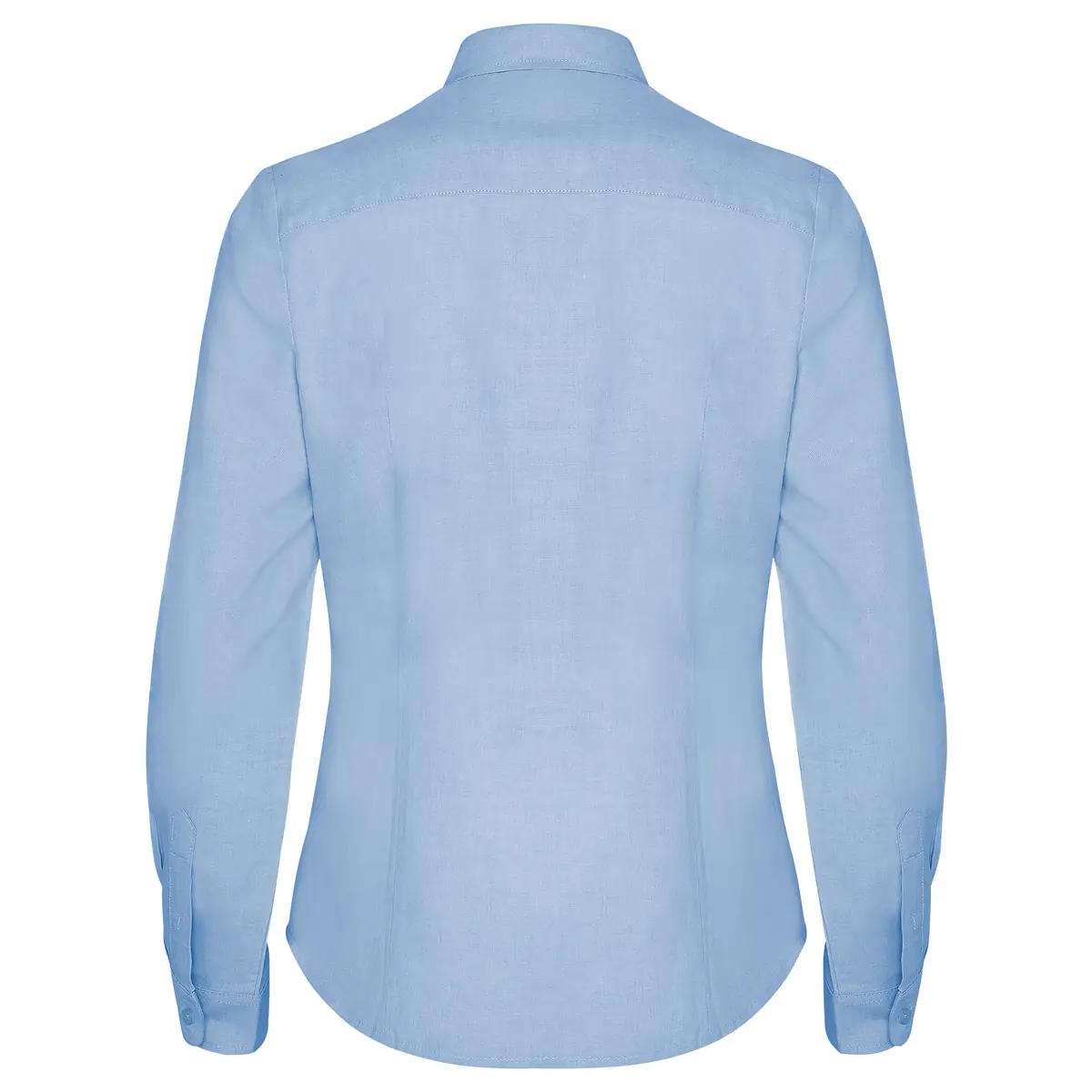 Camisa manga larga mujer Roly WRK Oxford Woman 5068 10 Camisa manga larga mujer Roly WRK Oxford Woman 5068, celeste, vista posterior