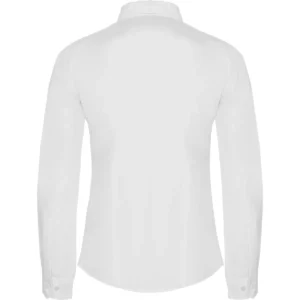 Camisa manga larga mujer Roly WRK Sofia L/S 5161, blanco, vista posterior