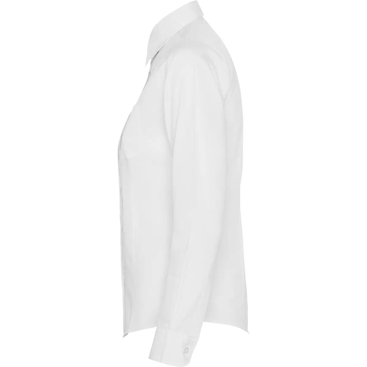 Camisa manga larga mujer Roly WRK Sofia L/S 5161 7 Camisa manga larga mujer Roly WRK Sofia L/S 5161, blanco, vista lateral