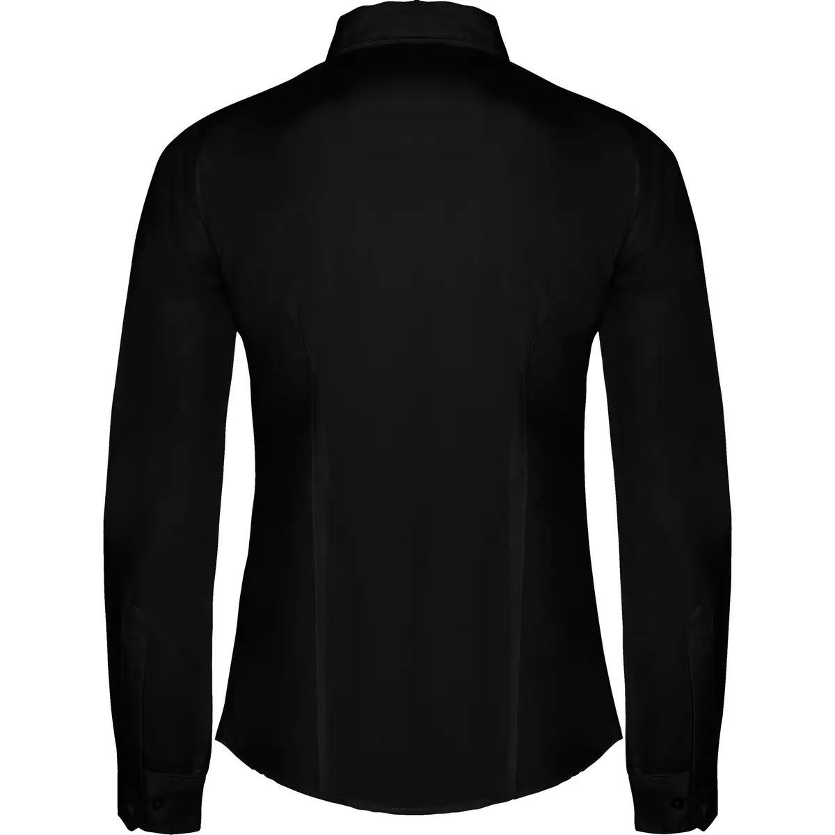Camisa manga larga mujer Roly WRK Sofia L/S 5161 10 Camisa manga larga mujer Roly WRK Sofia L/S 5161, negro, vista posterior