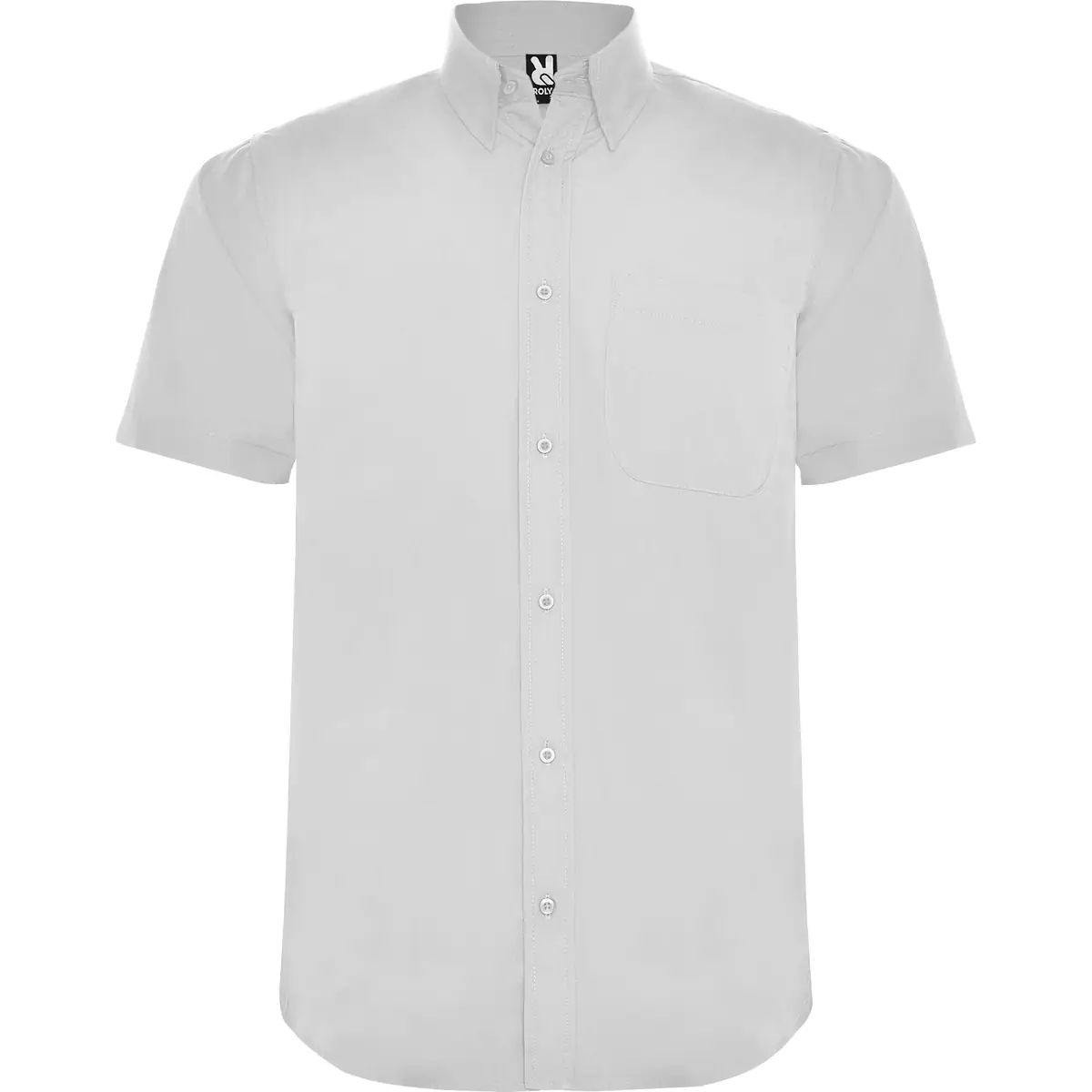 Camisa manga corta hombre Roly WRK Aifos 5503 5 Camisa manga corta hombre Roly WRK Aifos 5503, blanco, vista frontal