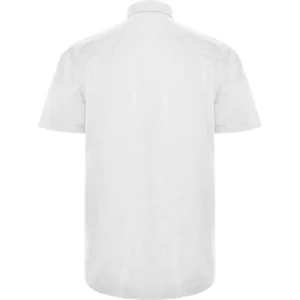 Camisa manga corta hombre Roly WRK Aifos 5503, blanco, vista posterior