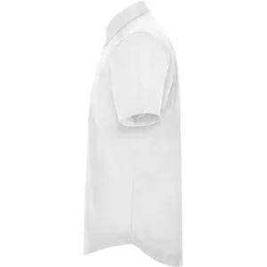 Camisa manga corta hombre Roly WRK Aifos 5503, blanco, vista lateral