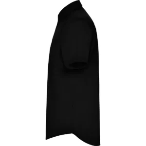Camisa manga corta hombre Roly WRK Aifos 5503, negro, vista lateral
