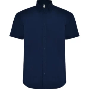 Camisa manga corta hombre Roly WRK Aifos 5503, marino, vista frontal