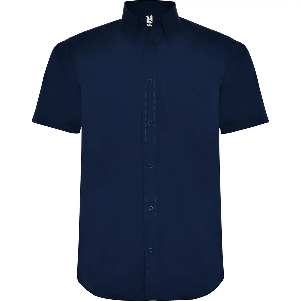 Camisa manga corta hombre Roly WRK Aifos 5503 9 Camisa manga corta hombre Roly WRK Aifos 5503, marino, vista frontal