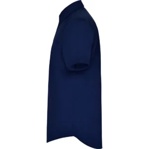 Camisa manga corta hombre Roly WRK Aifos 5503, marino, vista lateral