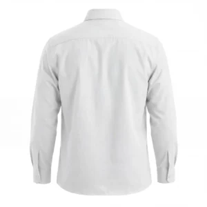 Camisa manga larga hombre Roly WRK Aifos L/S 5504, blanco, vista posterior