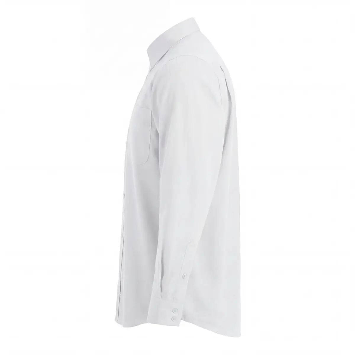 Camisa manga larga hombre Roly WRK Aifos L/S 5504 7 Camisa manga larga hombre Roly WRK Aifos L/S 5504, blanco, vista lateral
