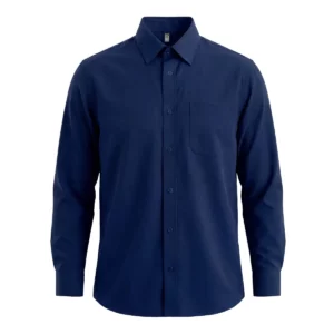 Camisa manga larga hombre Roly WRK Aifos L/S 5504, marino, vista frontal
