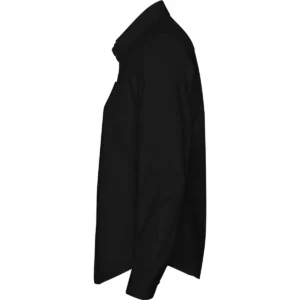 Camisa elástica mujer Roly WRK Moscu Woman 5505, negro, vista lateral