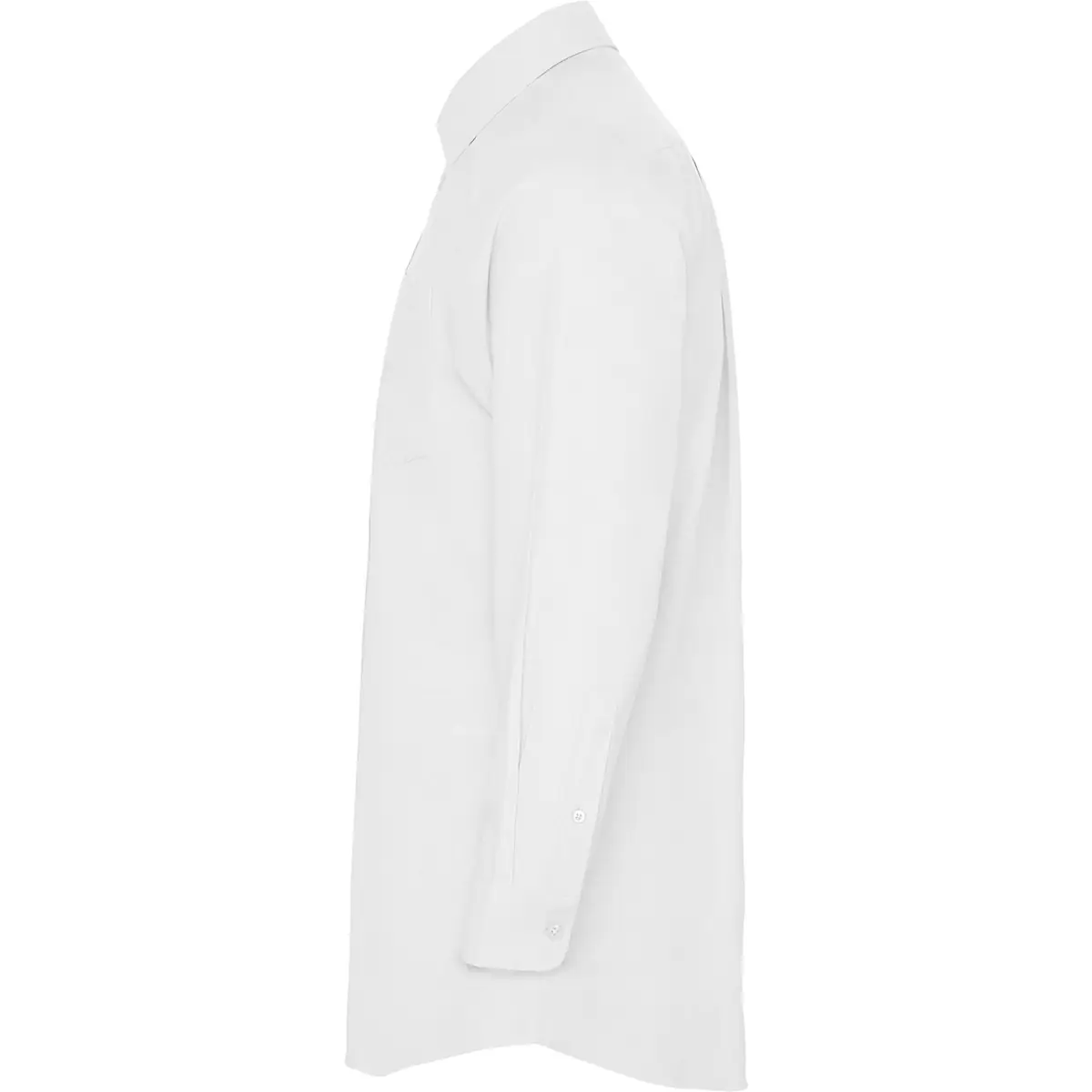 Camisa manga larga hombre Roly WRK Oxford 5507 6 Camisa manga larga hombre Roly WRK Oxford 5507, blanco, vista lateral