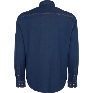 Camisa vaquera hombre Roly WRK Lujan 6706, vaquero, vista posterior