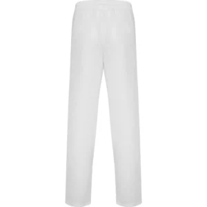 Pantalón unisex Roly WRK Rochat 9088, blanco, vista posterior