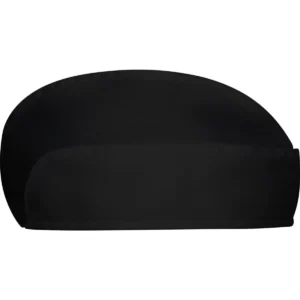 Gorro de cocina Roly WRK Lagasse 9090, negro, vista lateral opuesta