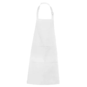 Delantal Roly WRK Benoit 9125, blanco, vista frontal