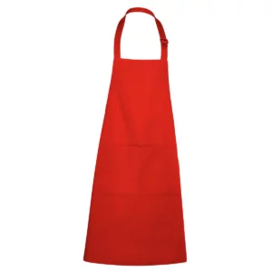 Delantal Roly WRK Benoit 9125, rojo, vista frontal