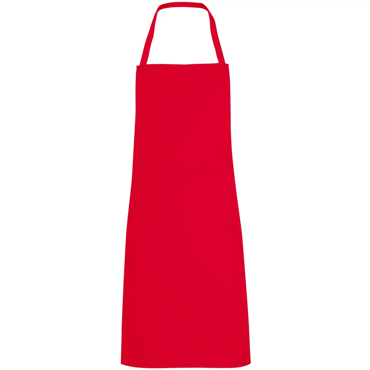 Delantal sin bolsillos Roly WRK Ramsay 9128 5 Delantal sin bolsillos Roly WRK Ramsay 9128, rojo, vista frontal