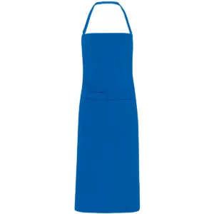 Delantal de popelín Roly WRK Ducasse 9129, royal, vista frontal