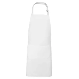 Delantal reciclado Roly WRK Bost 9139, blanco, vista frontal