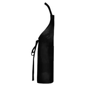 Delantal reciclado Roly WRK Bost 9139, negro, vista lateral opuesta