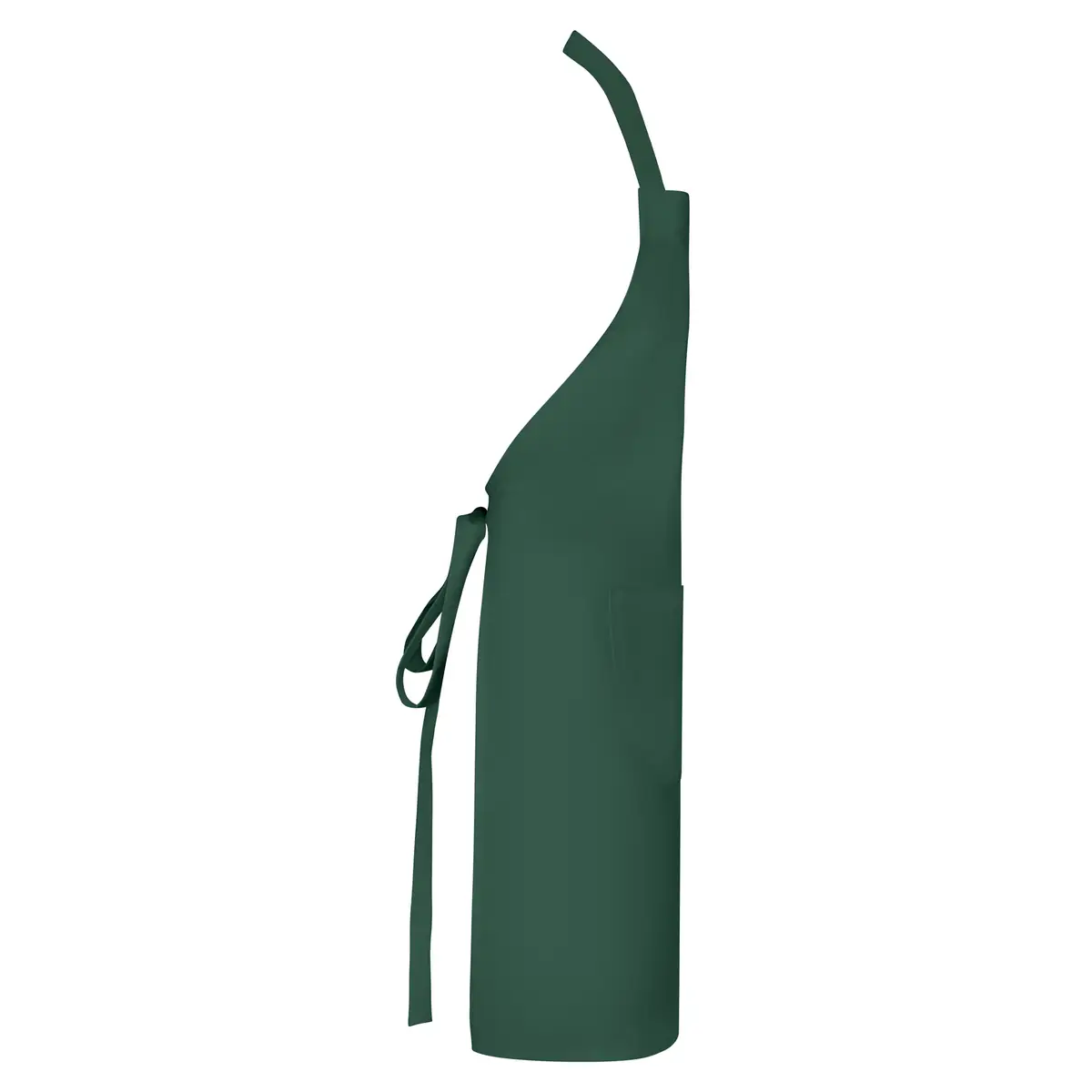 Delantal reciclado Roly WRK Bost 9139 20 Delantal reciclado Roly WRK Bost 9139, verde botella, vista lateral opuesta