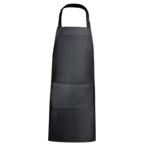Delantal reciclado Roly WRK Bost 9139, gris oscuro, vista frontal