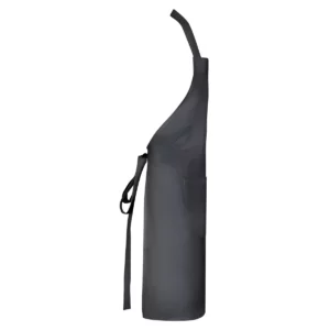 Delantal reciclado Roly WRK Bost 9139, gris oscuro, vista lateral opuesta
