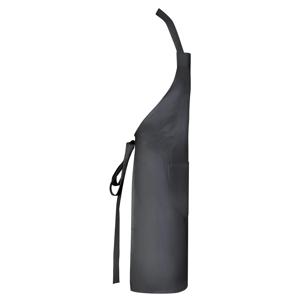 Delantal reciclado Roly WRK Bost 9139 26 Delantal reciclado Roly WRK Bost 9139, gris oscuro, vista lateral opuesta