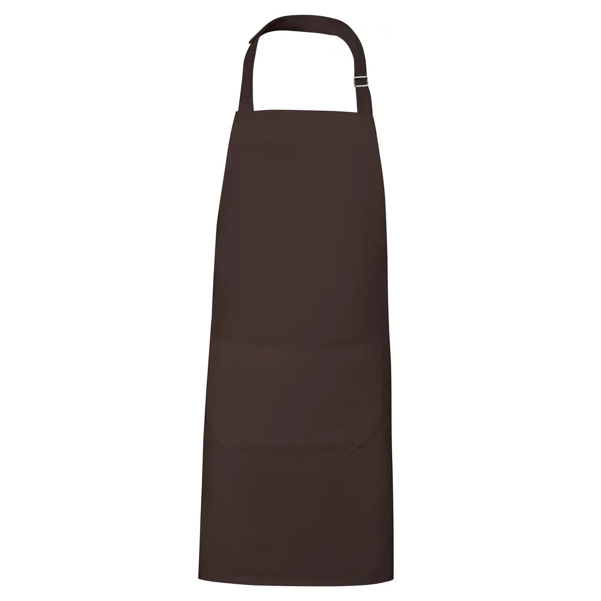Delantal reciclado Roly WRK Bost 9139 21 Delantal reciclado Roly WRK Bost 9139, chocolate, vista frontal