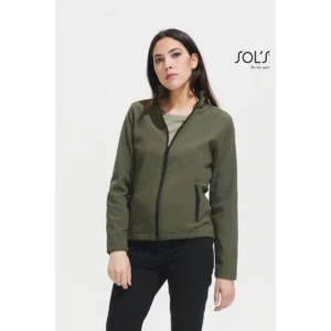 Chaqueta softshell mujer SOL’S RACE WOMEN 01194, vista con modelo.