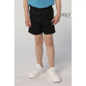 Pantalón corto infantil SOL’S SAN SIRO KIDS 2 01222, vista con modelo.