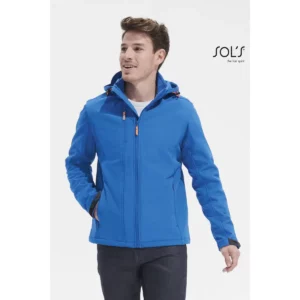 Chaqueta softshell unisex SOL’S TRANSFORMER 01647, vista con modelo.
