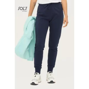 Pantalón jogging mujer SOL’S JAKE WOMEN 02085, vista con modelo.