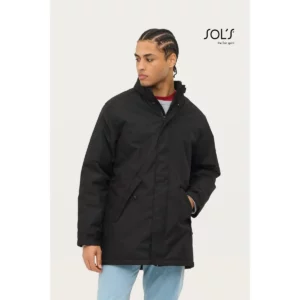 Chaqueta acolchada unisex SOL’S ROBYN 02109, vista con modelo.