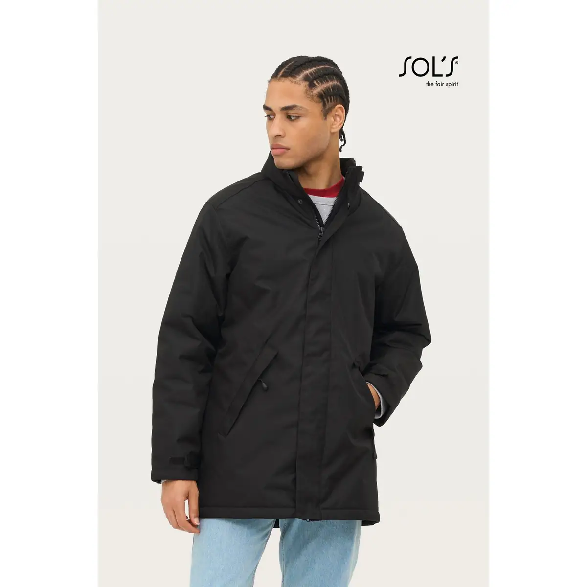 Chaqueta acolchada unisex SOL’S ROBYN 02109 1 Chaqueta acolchada unisex SOL’S ROBYN 02109, vista con modelo.
