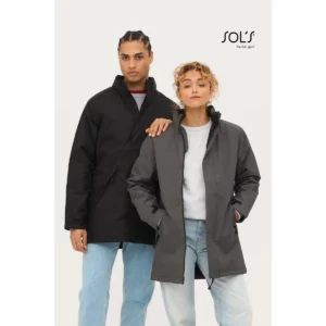Chaqueta acolchada unisex SOL’S ROBYN 02109, vista con modelos.