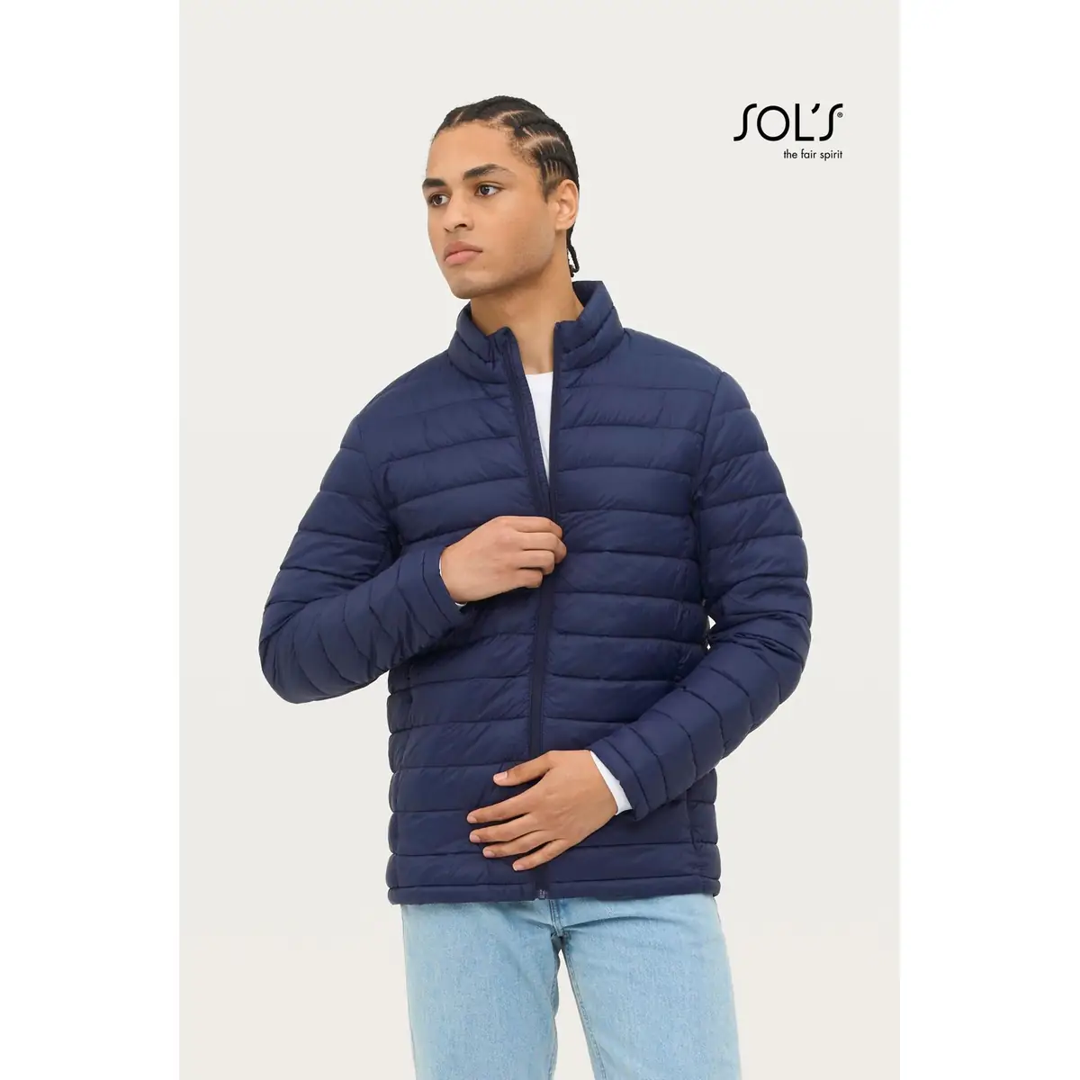 Chaqueta ligera hombre SOL’S WILSON MEN 02898 1 Chaqueta ligera hombre SOL’S WILSON MEN 02898, vista con modelo.